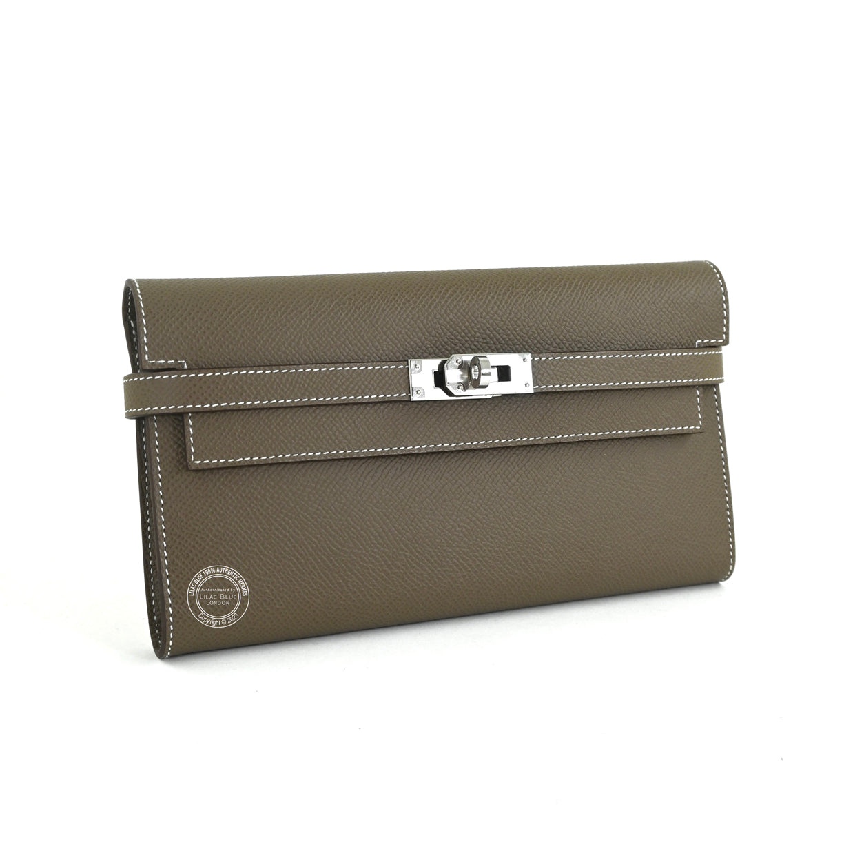 Hermès Kelly Wallet Epsom PHW