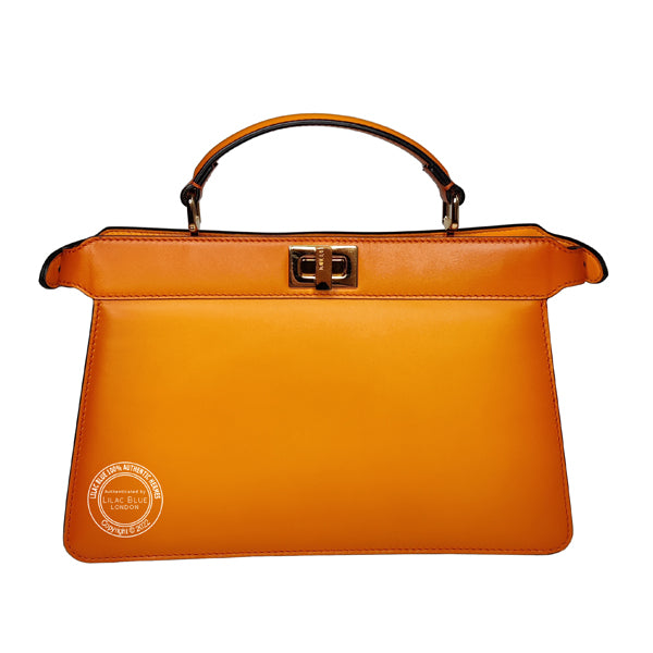 Fendi Peekaboo Iseeu East-West Clementine Calf Leather - As New