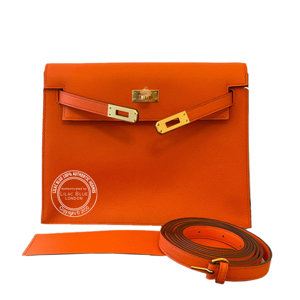 Hermès Kelly Danse Feu Evercolor GHW