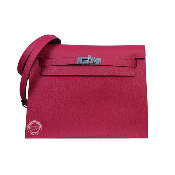Hermès Kelly Danse Framboise Evercolor PHW