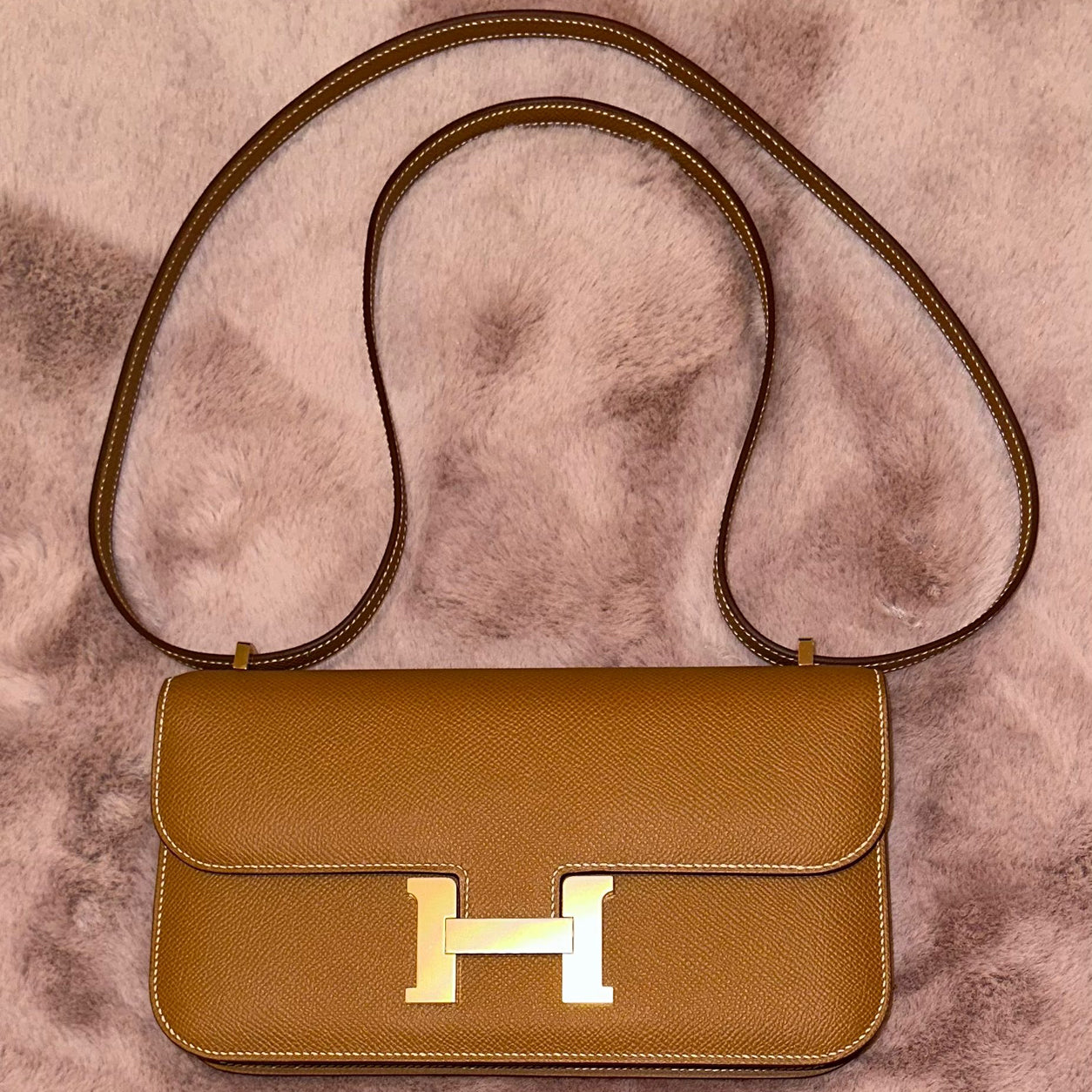 Hermès Constance 25cm Elan Gold Epsom RGHW