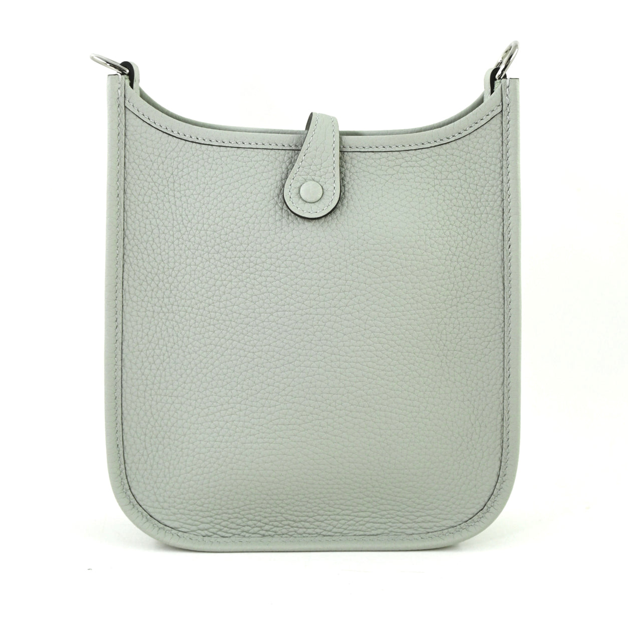 Hermès Evelyne 16cm Gris Neve Mini Clemence PHW
