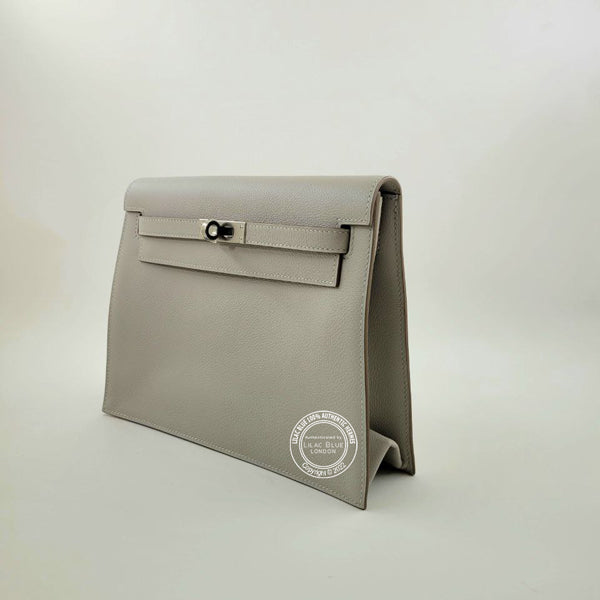 Hermès Kelly Danse Gris Perle Evercolor PHW