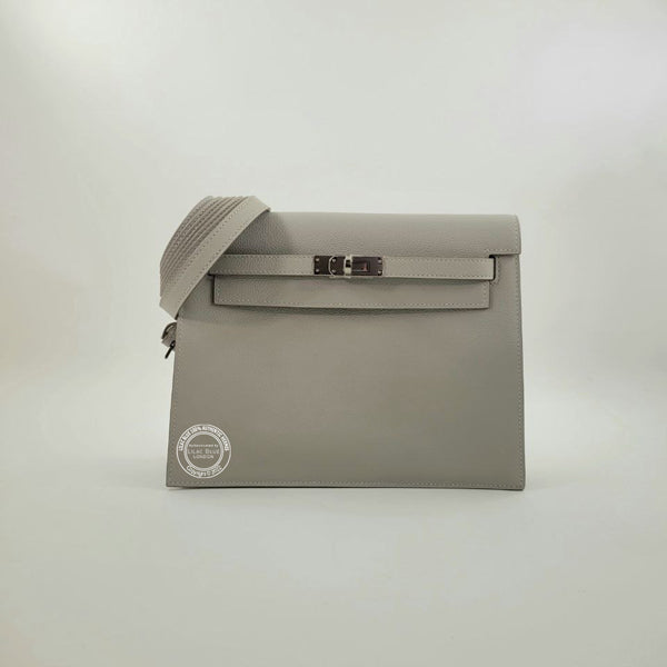 Hermès Kelly Danse Gris Perle Evercolor PHW
