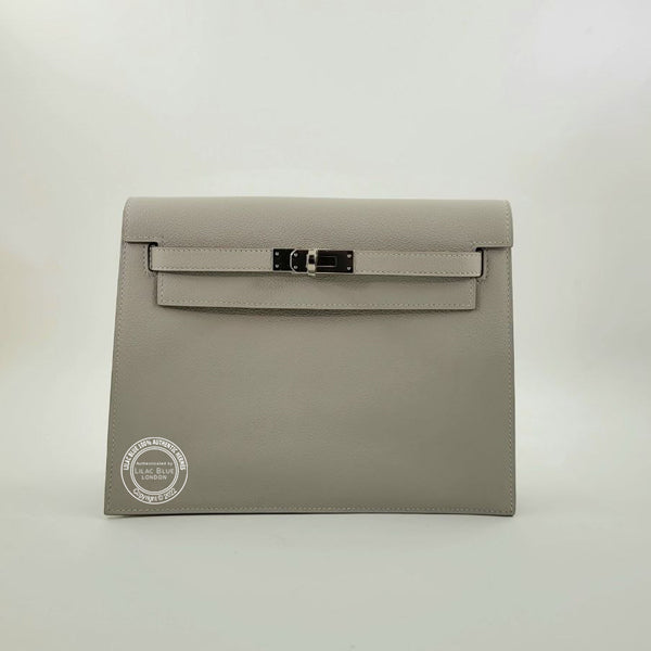 Hermès Kelly Danse Gris Perle Evercolor PHW
