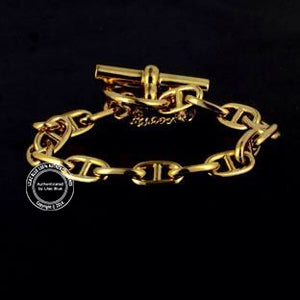Hermès Chaine d'ancre Gold Bracelet