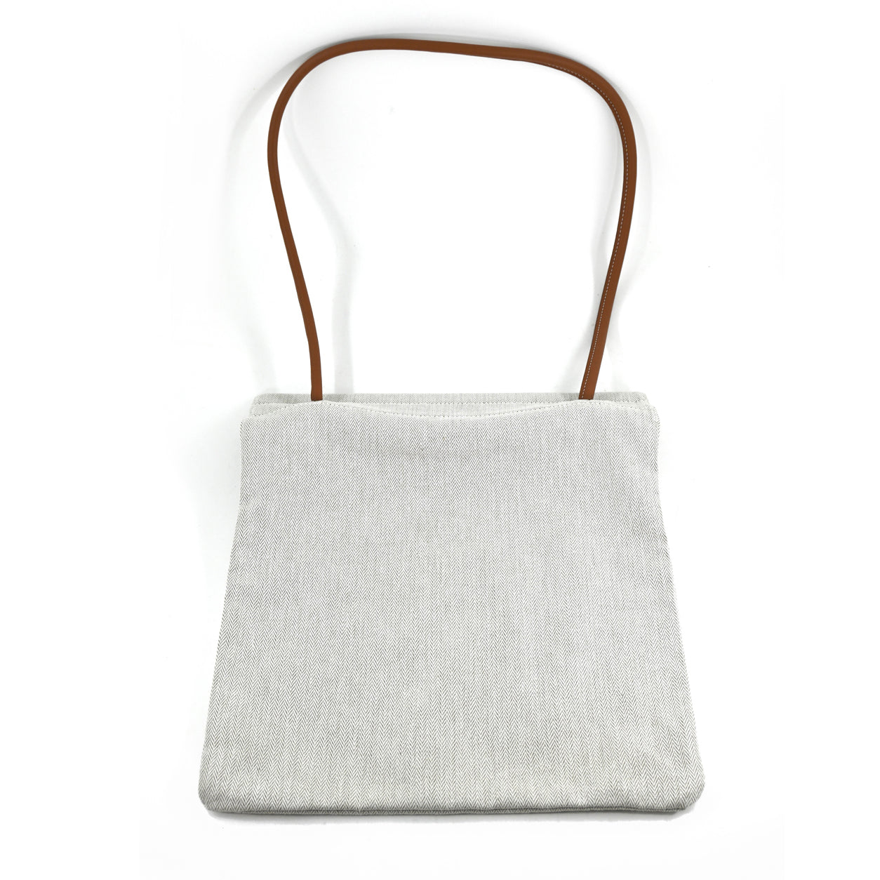 Hermès Aline Shoulder Bag Cream/Gold Canvas/Swift