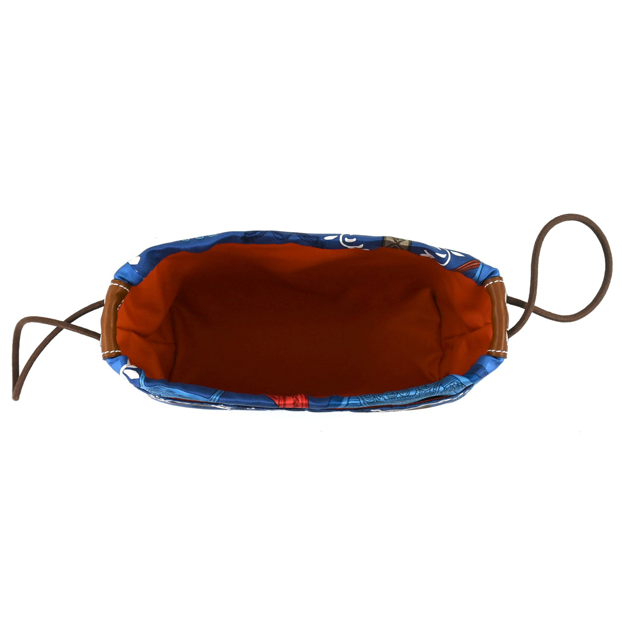 Hermès Bag Insert Bleu Zellige/Mykonos/Fauve Silk/Barenia