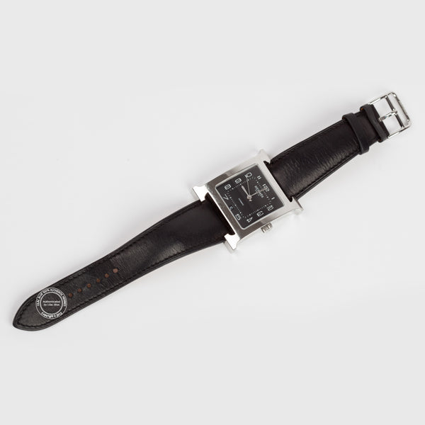 Hermès Heure H Black Watch - Preloved