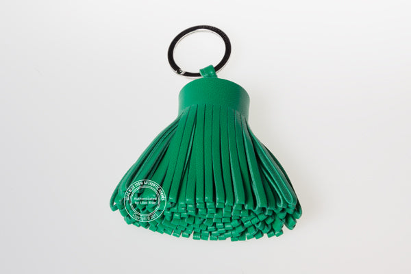 Hermès Carmen Key Ring. Bamboo