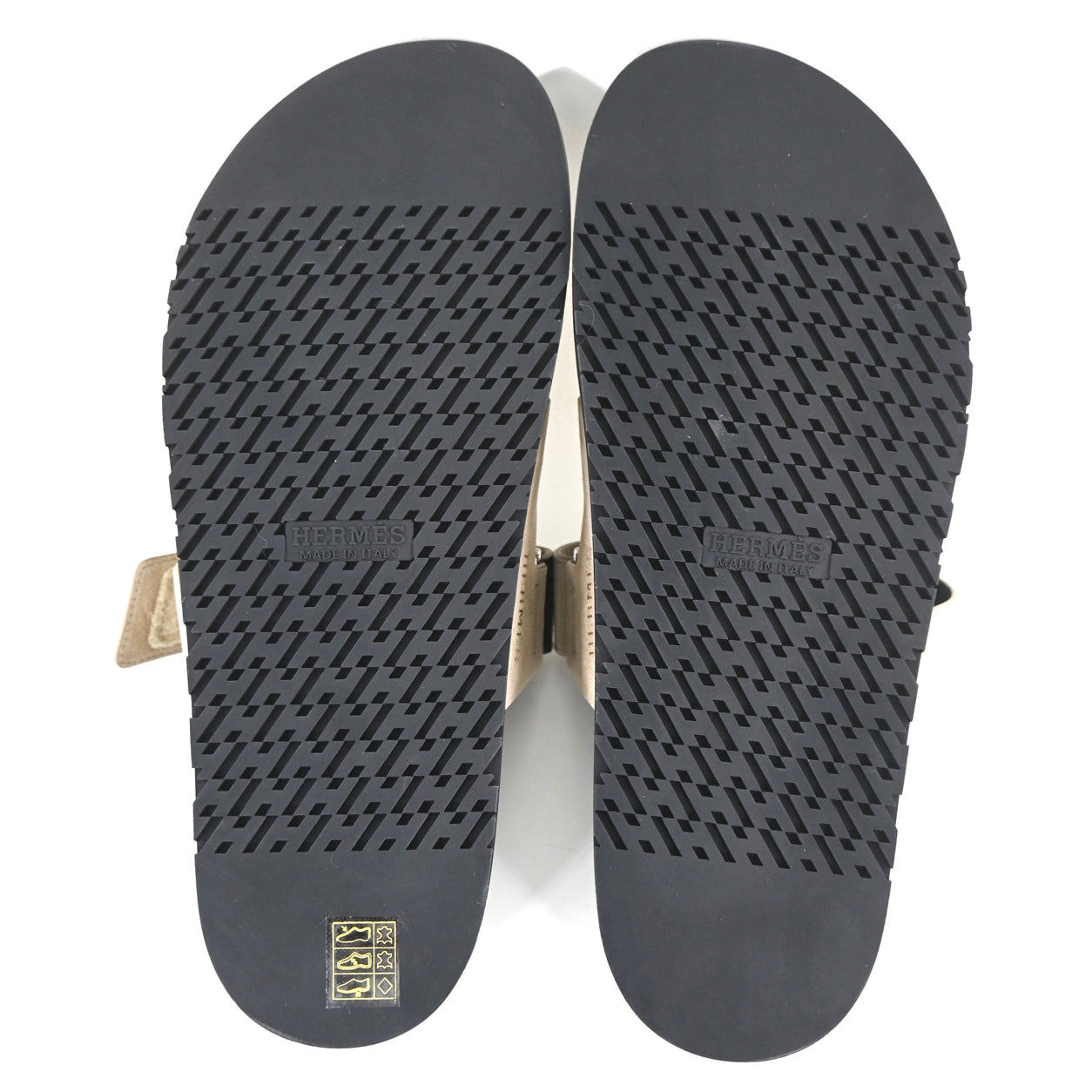 Hermes Chypre Sandals Beige Argile