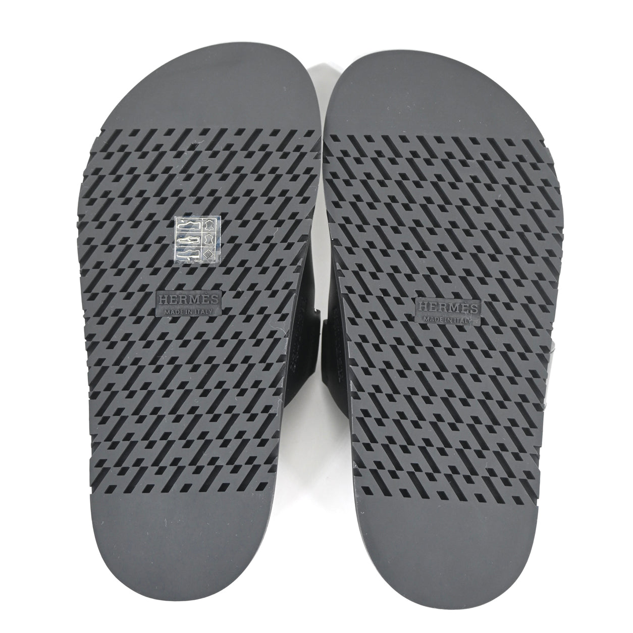 Hermès Chypre Sandals Black