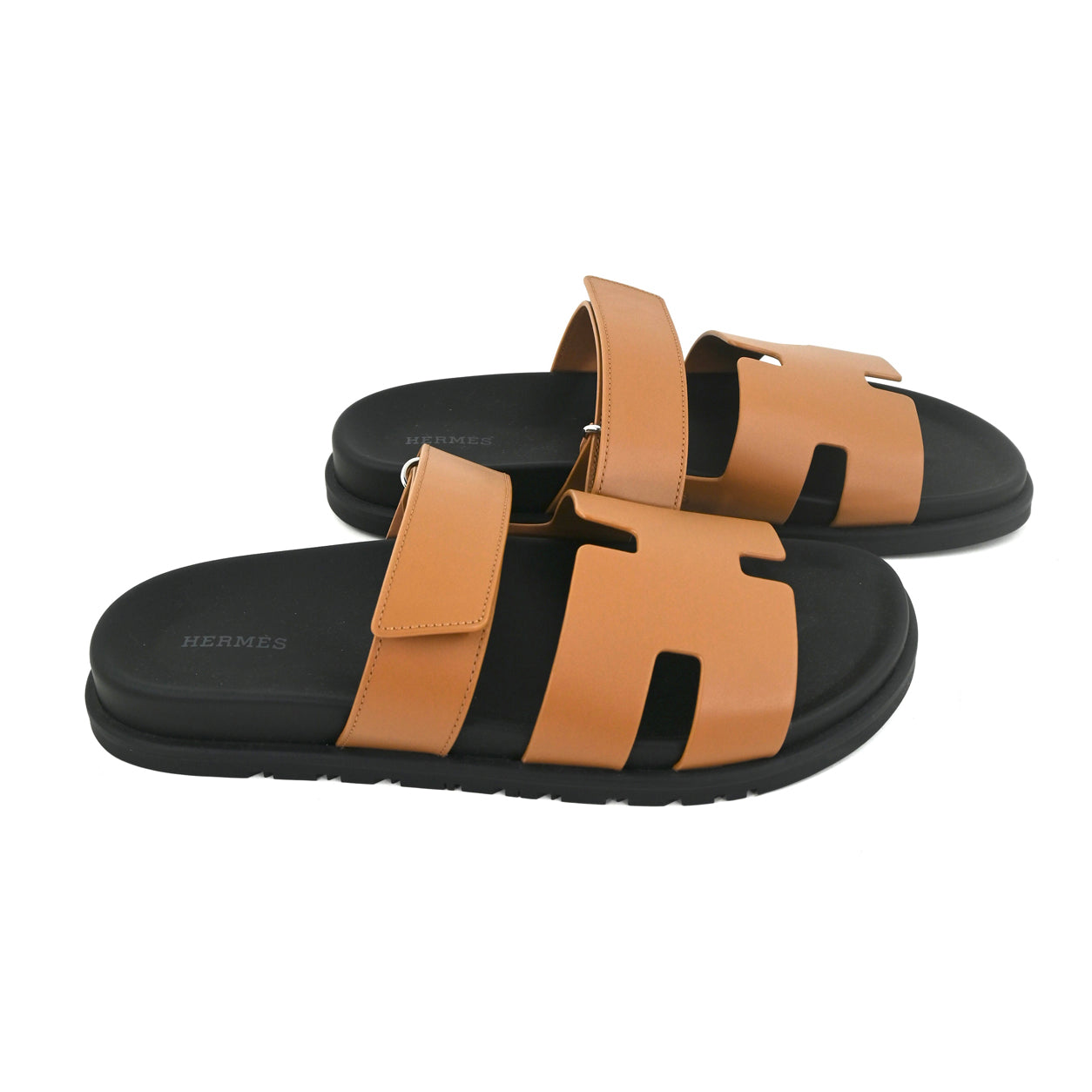 Hermès Chypre Sandals Natural Tan