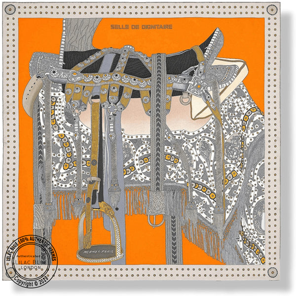 Hermès Scarf 90cm Selle de Dignitaire