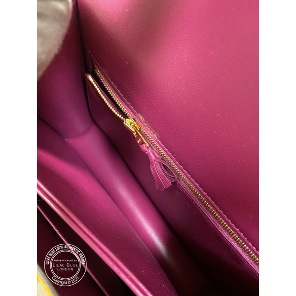 Hermès Constance 24cm Jaune d'Or/Rose Pourpre HSS Evercolor PBHW