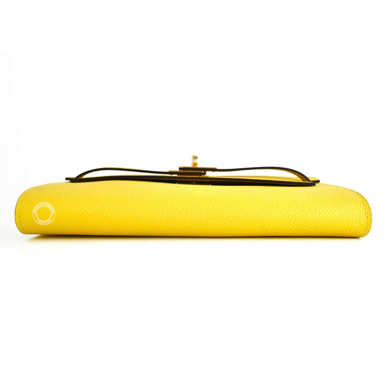 Hermès Kelly 20cm Wallet to Go Jaune de Naples Epsom GHW