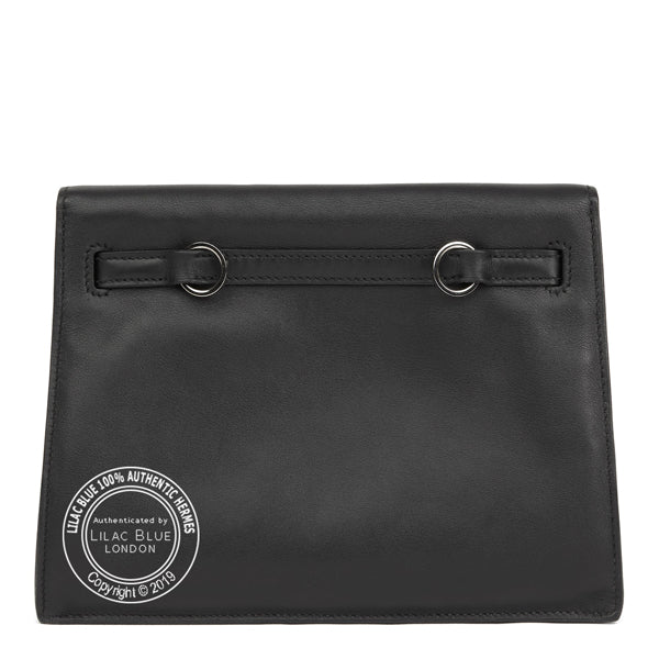 Hermès Kelly Danse Black Swift PHW - Preloved