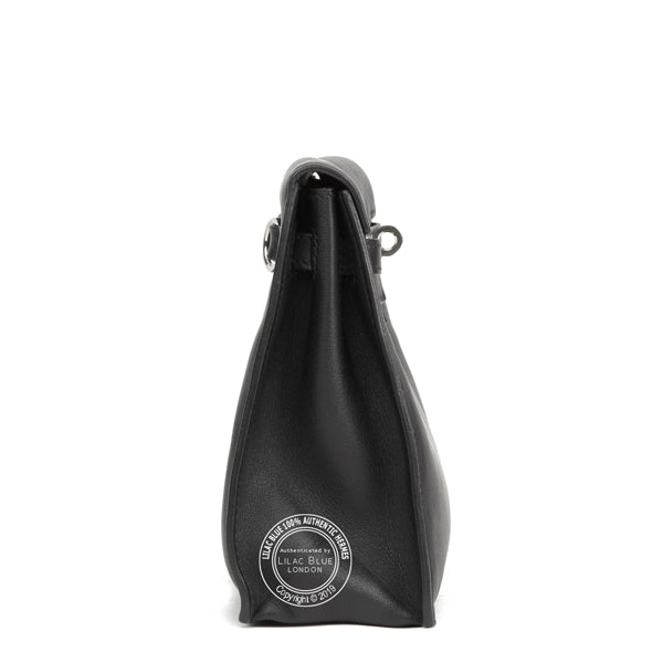 Hermès Kelly Danse Black Swift PHW - Preloved