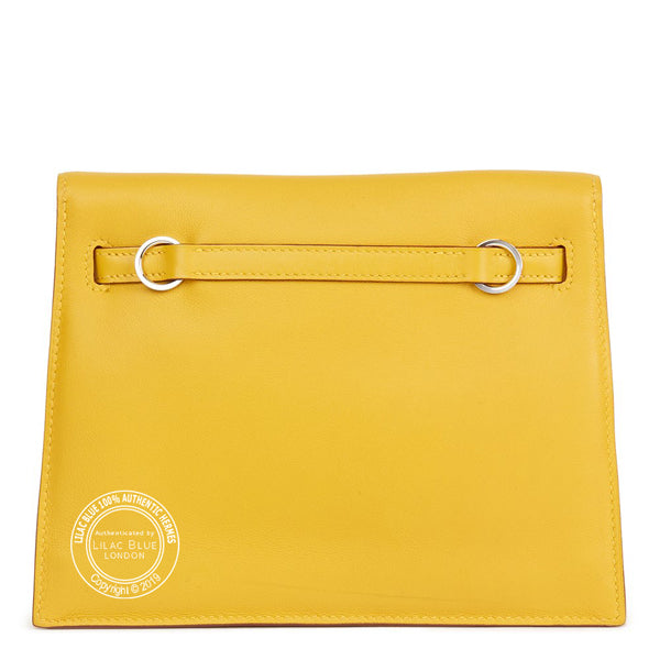 Hermès Kelly Danse Jaune d'Or Swift PHW - Preloved