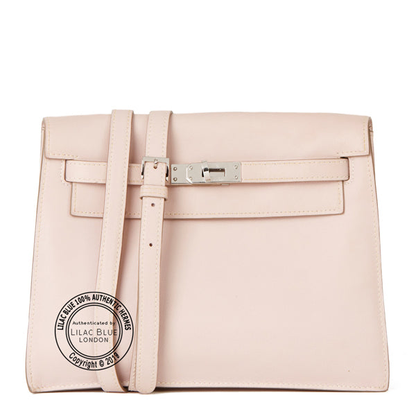 Hermès Kelly Danse Rose Dragee Swift PHW - Preloved