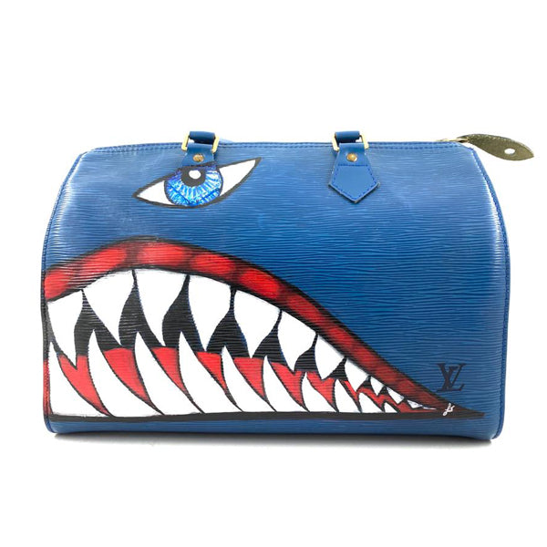 Louis Vuitton Speedy 30 in Toledo Blue - Preloved