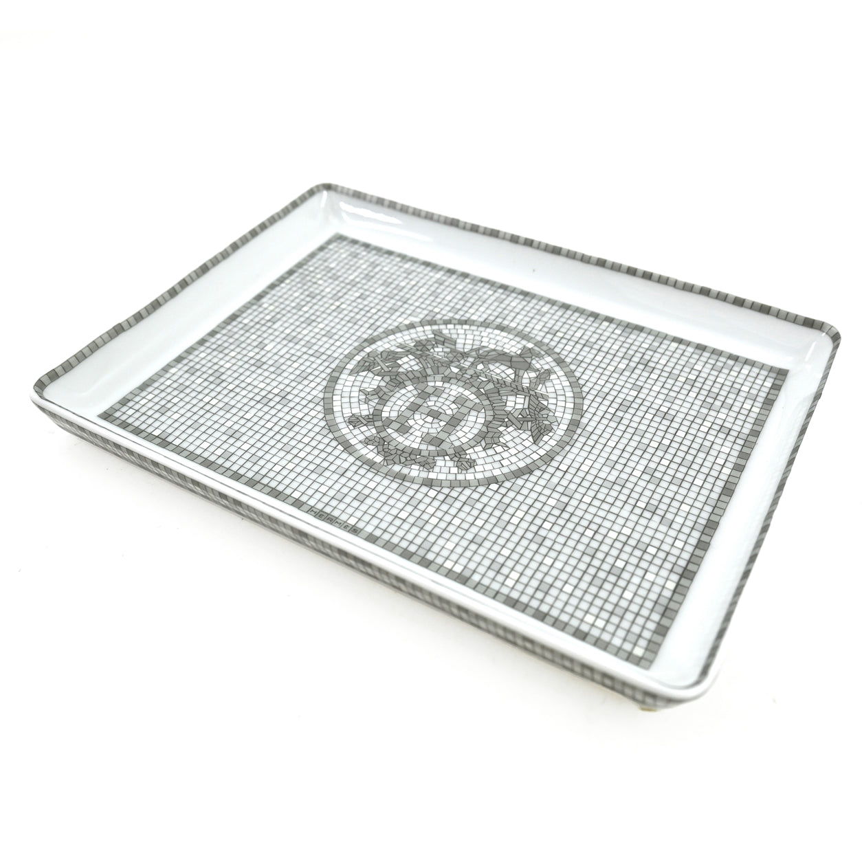 Hermès Mosaique au 24 Tray Gold/Silver