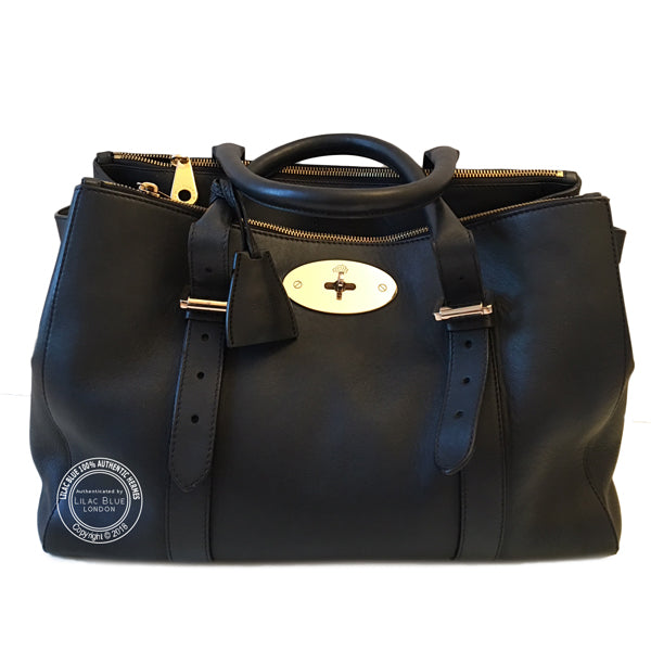 Black Mulberry Bayswater Double Zip. Preloved