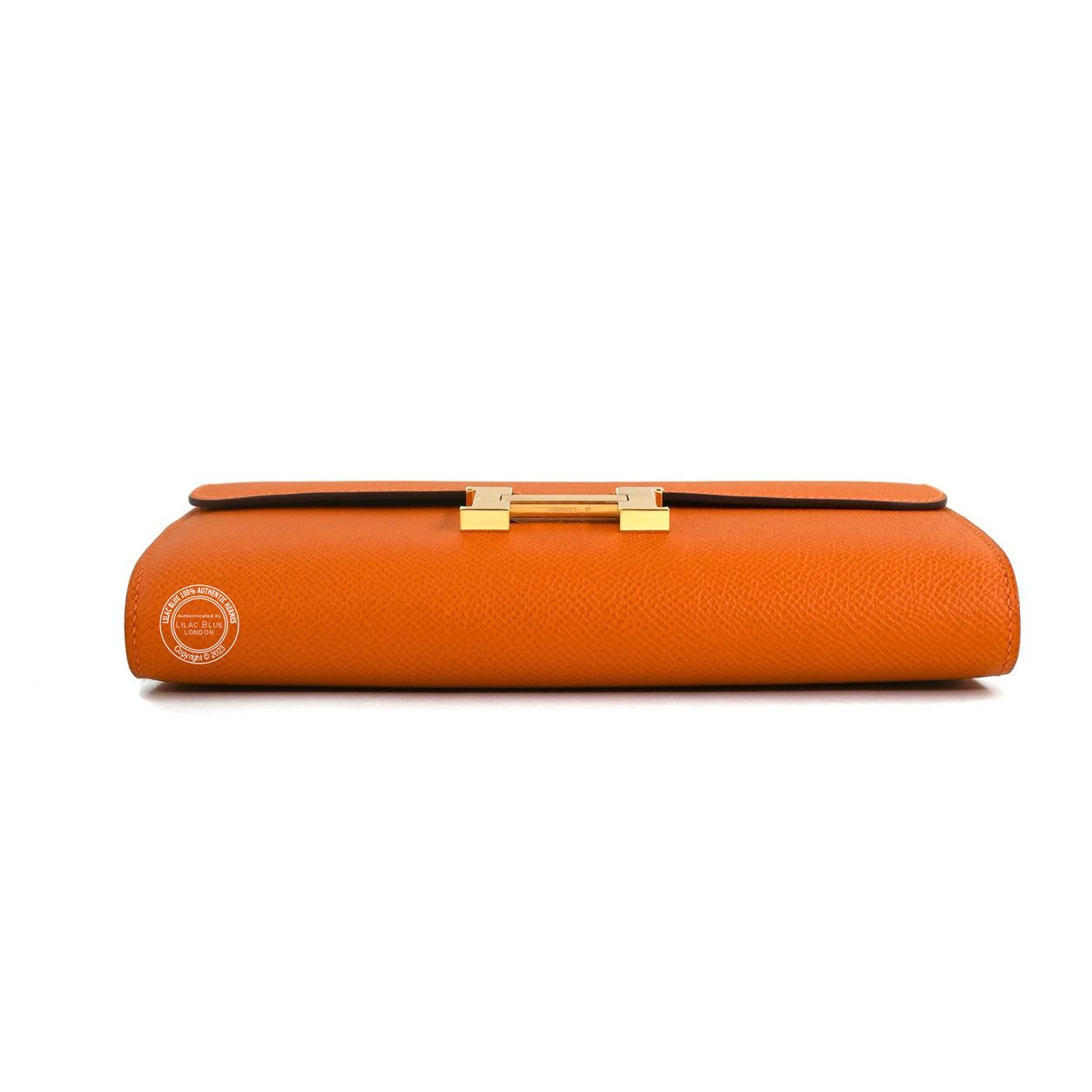 Hermes Constance Wallet To Go Orange Epsom GHW