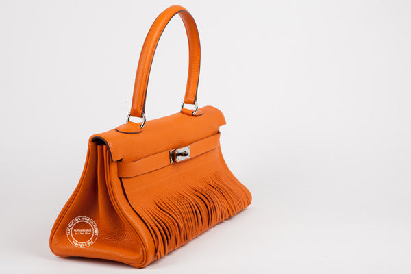 Hermès Kelly 42cm Orange JPG Shoulder Togo PHW