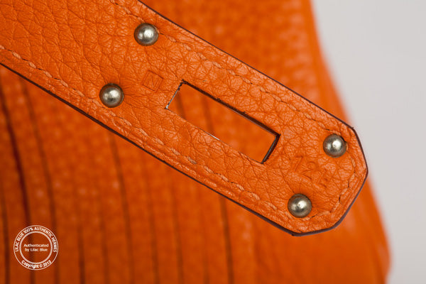Hermès Kelly 42cm Orange JPG Shoulder Togo PHW