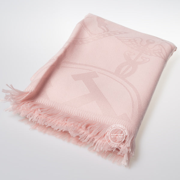 Hermès New Libris Stole. Rose Nacre