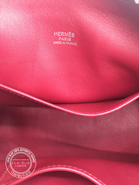 Hermès Micro Polochon Red Swift - Preloved