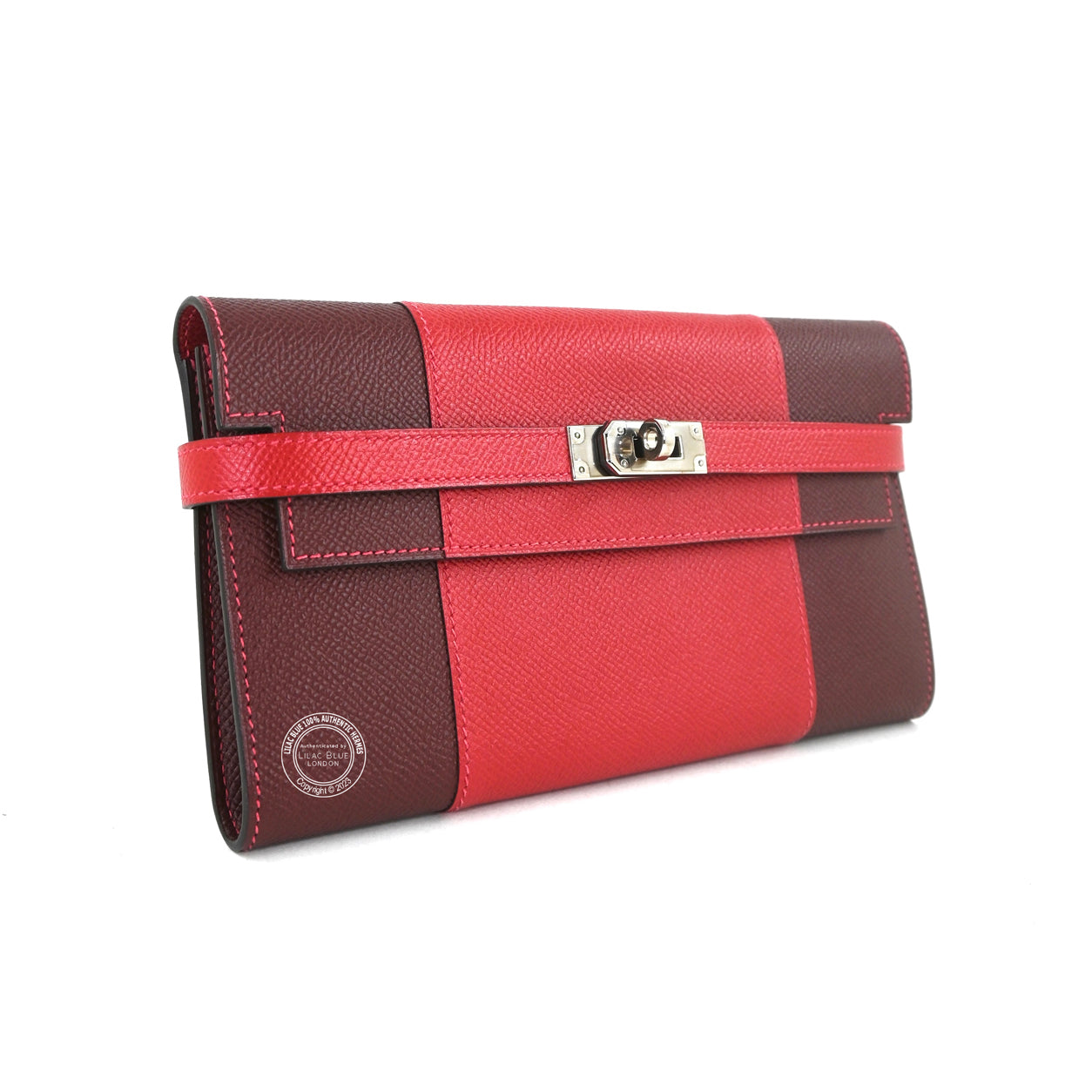 Hermès Kelly Wallet Flag Rouge Casaque/Rouge H Epsom PHW