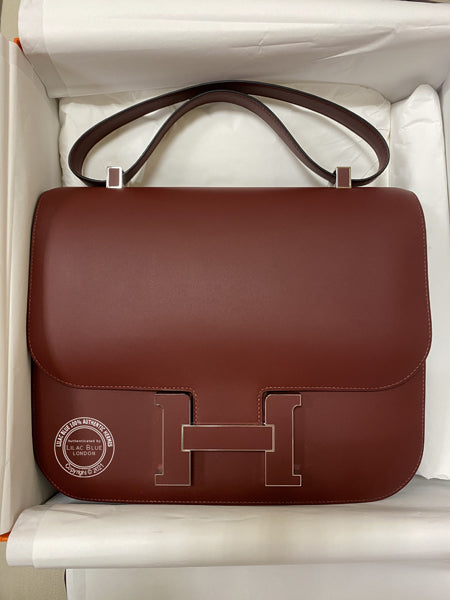 Hermès Constance Cartable 29cm Rouge H Sombrero GHW