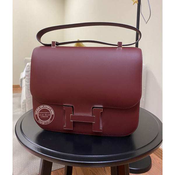 Hermès Constance Cartable 29cm Rouge H Sombrero GHW