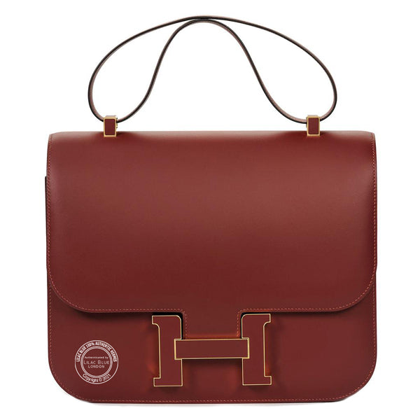 Hermès Constance Cartable 29cm Rouge H Sombrero GHW