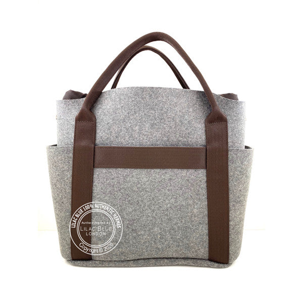 Hermès Sac de Pansage Groom Felt PHW