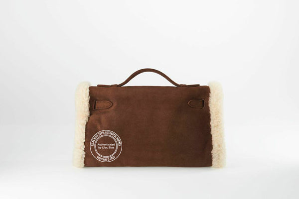 Hermès Kelly Muff Suede/Shearling - Preloved