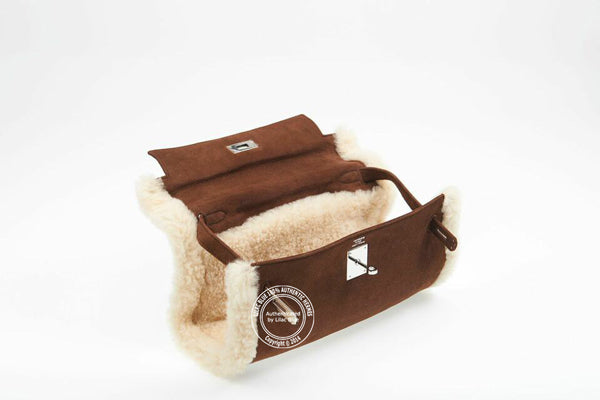 Hermès Kelly Muff Suede/Shearling - Preloved