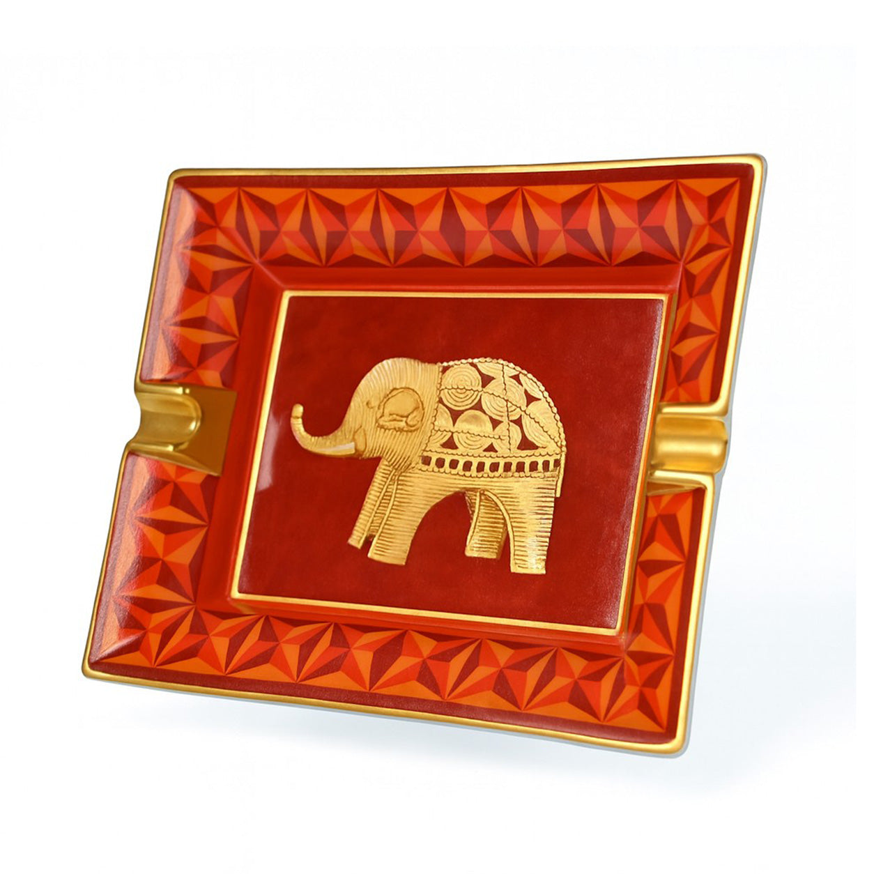 Hermès Ashtray Elephant in Rouge