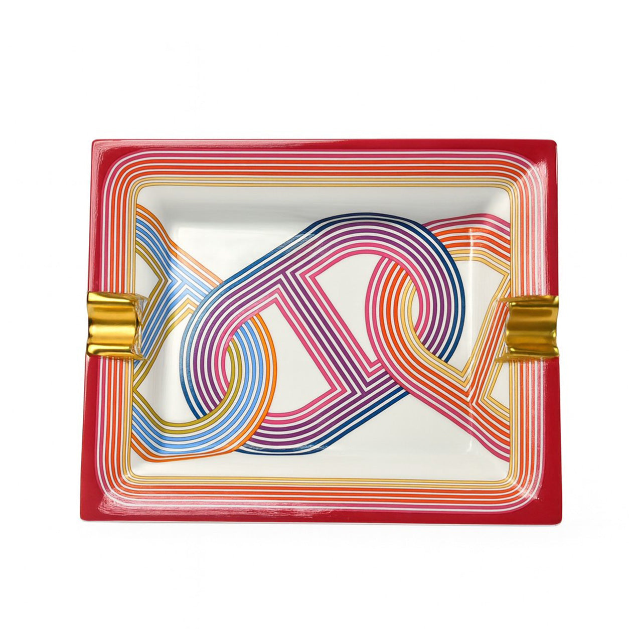 Hermès Ashtray Circuit 24 in Rose