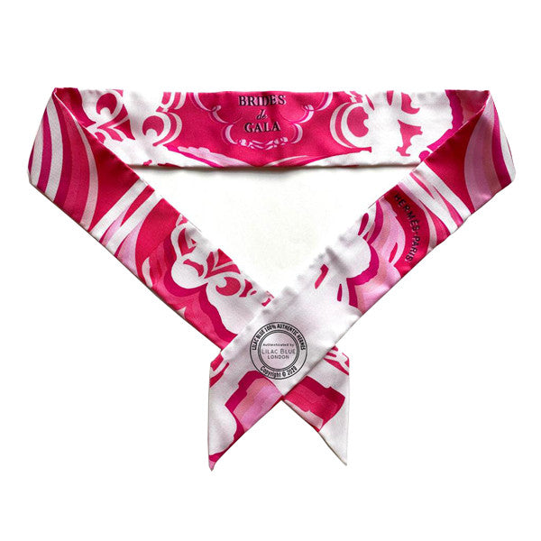 Hermès Twilly Brides De Gala Shadow. Rose, Blanc, Fuschia