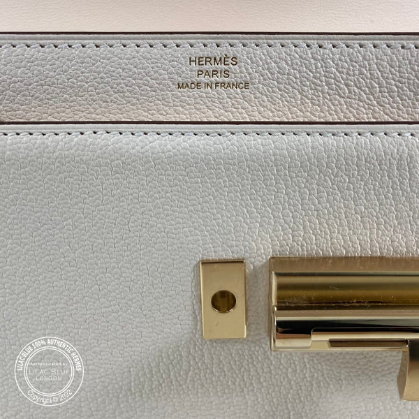 Hermès Verrou Chaine Mini Nata Chevre GHW