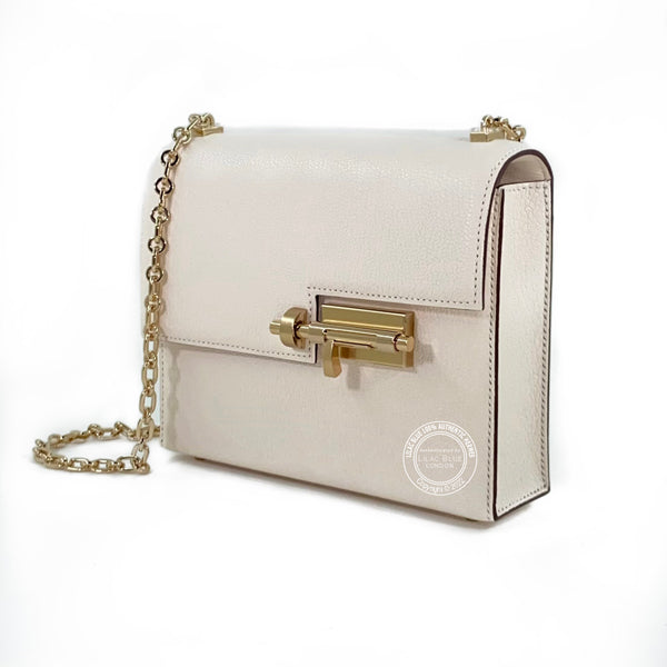 Hermès Verrou Chaine Mini Nata Chevre GHW