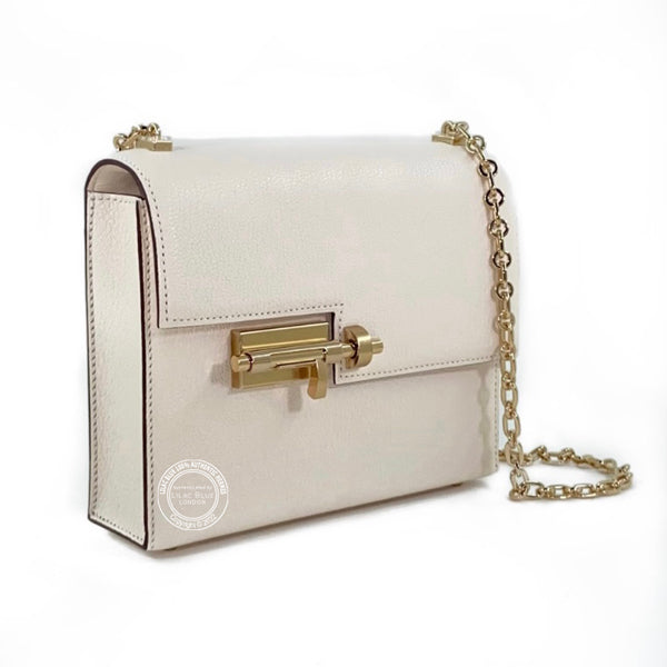 Hermès Verrou Chaine Mini Nata Chevre GHW