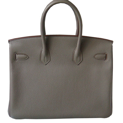 Hermès Birkin 35cm Etain/Graphite Club Togo PHW