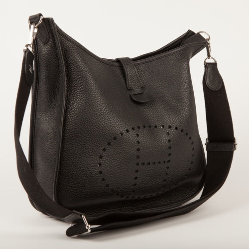 Hermès Evelyne 34cm Black Togo - Preloved