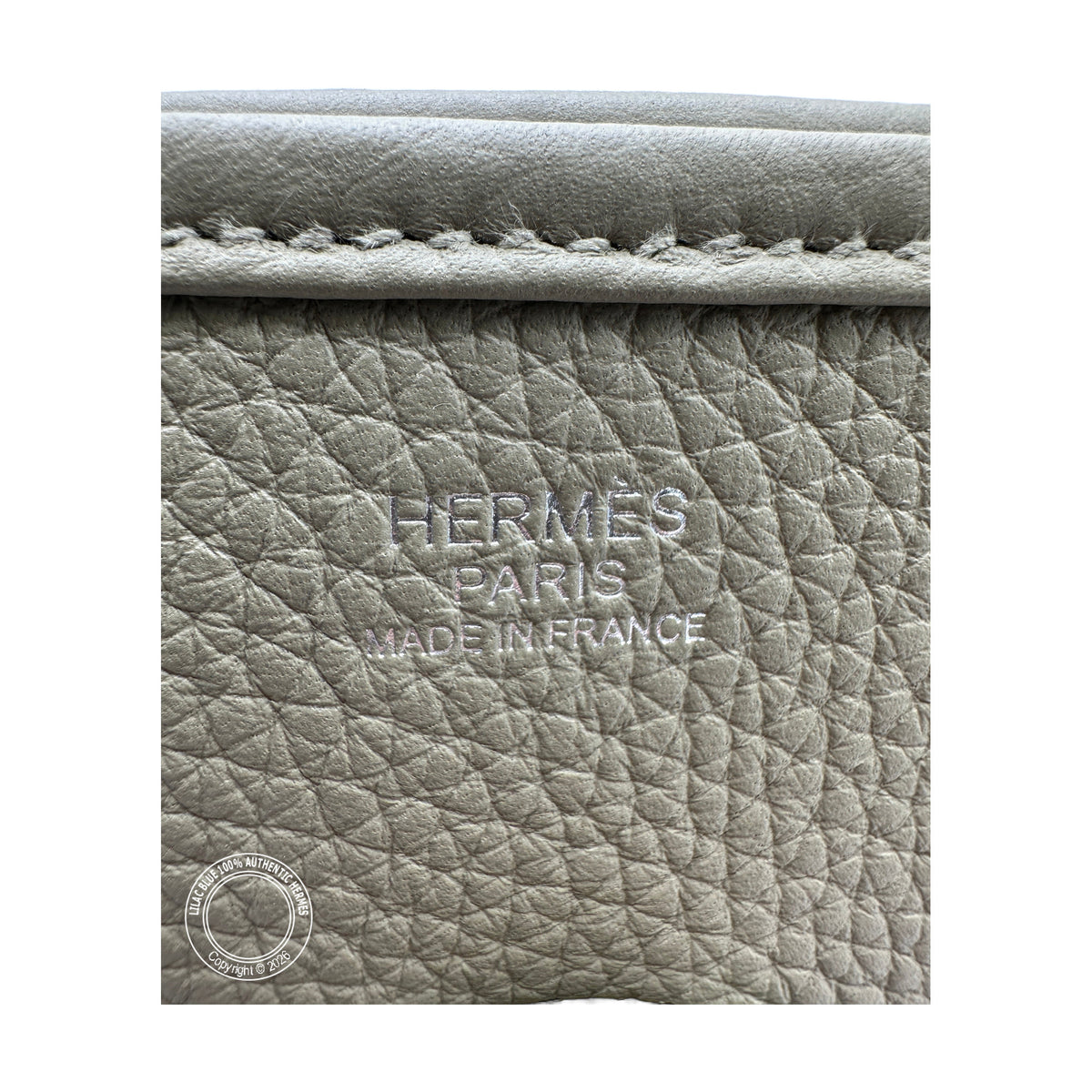 Hermès Evelyne III 29 Sauge Taurillon Clemence Palladium Hardware — view 5