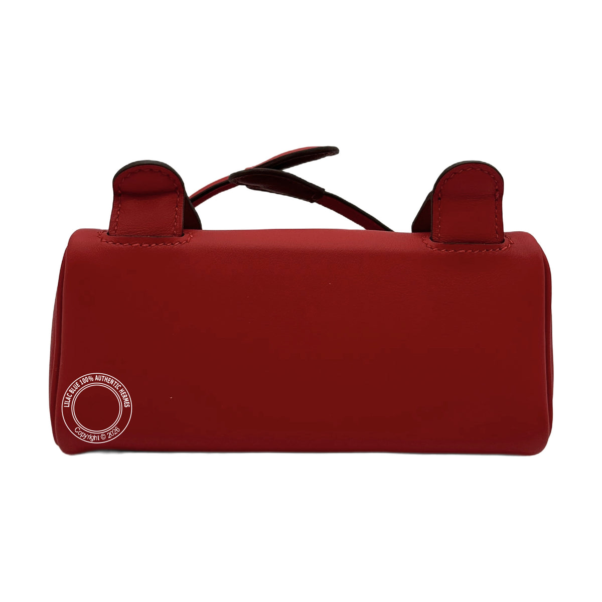 Hermès Kelly Doll Rouge Radieux Swift Palladium Hardware — view 8