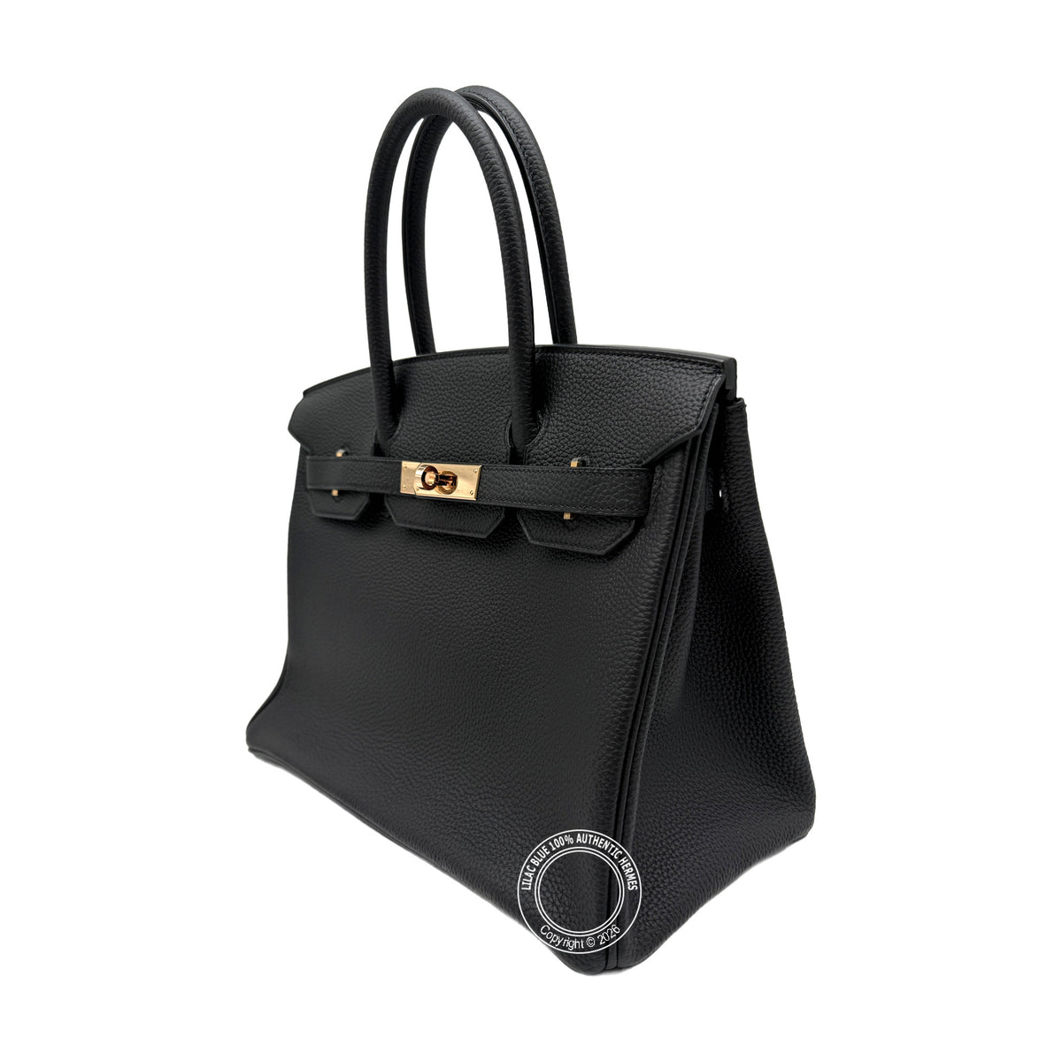 Hermès Birkin 30 Black Togo Rose Gold Hardware — view 6